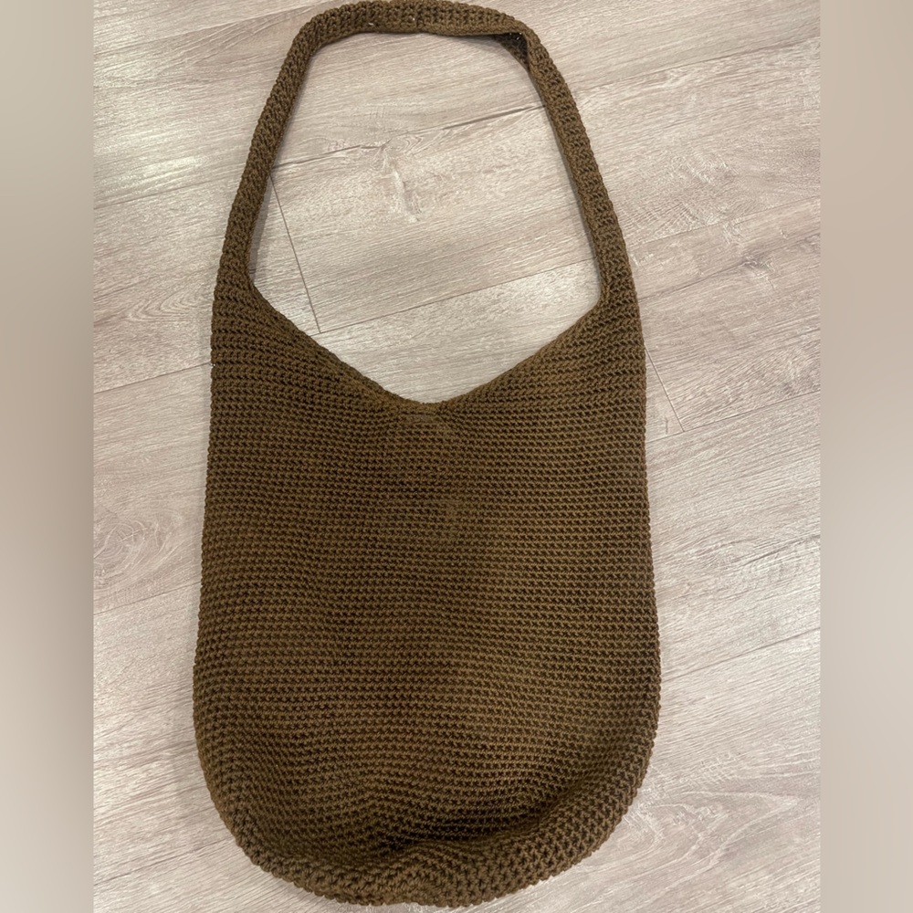 The Sak Chocolate Knit Bag